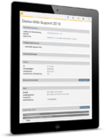Service-Instanz (Tabletansicht)