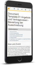 Dokument Vorlage (Telefonansicht)
